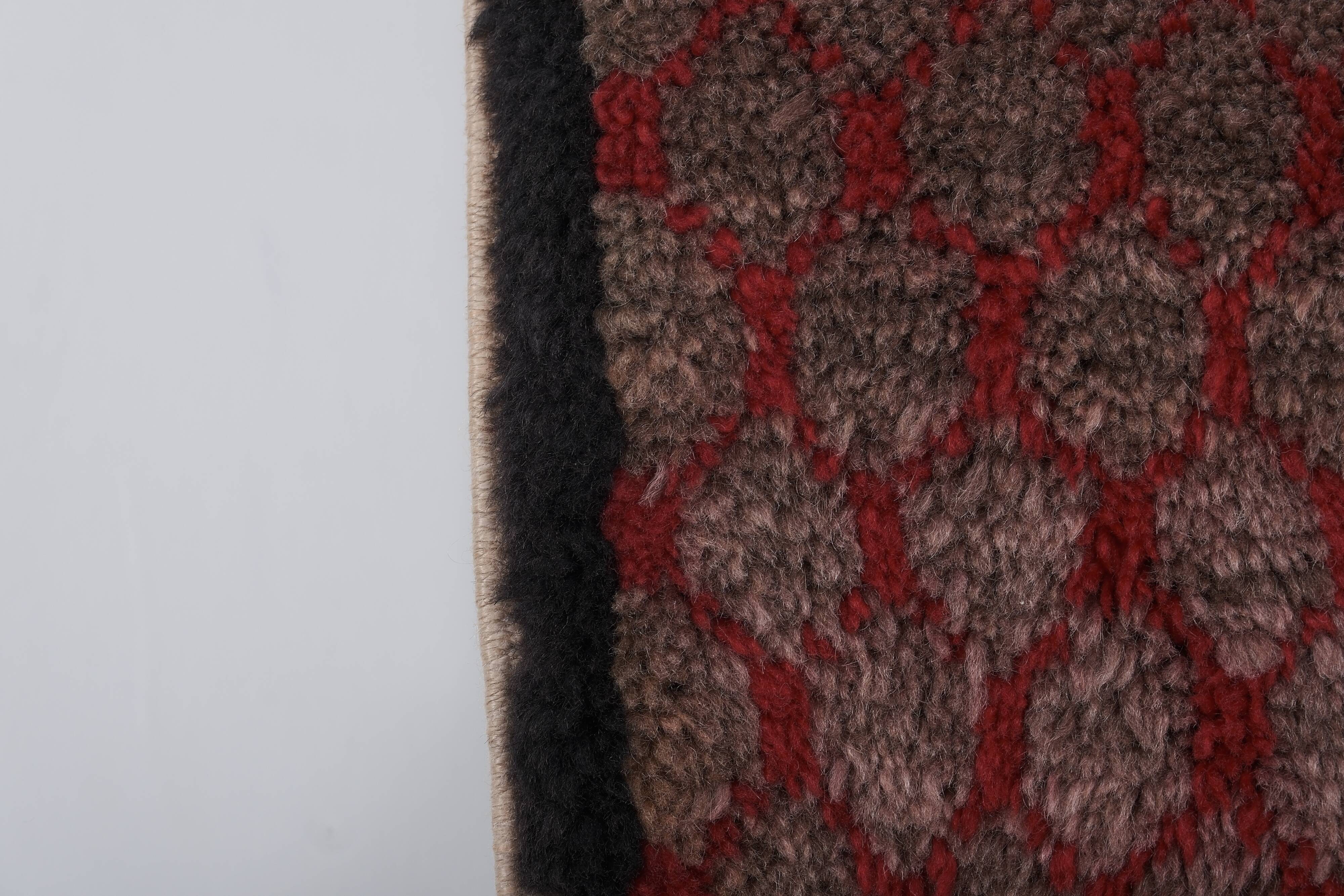 Vintage Turkish Oushak Rug Handwoven 106x180 cm
