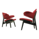 Paire de fauteuils lounge de Louis van Teeffelen pour Wébé – design néerlandais moderne du milieu du siècle (années 1960)