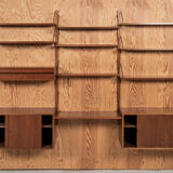 Midcentury Danish Royal wall system in teak by Poul Cadovius 1960s