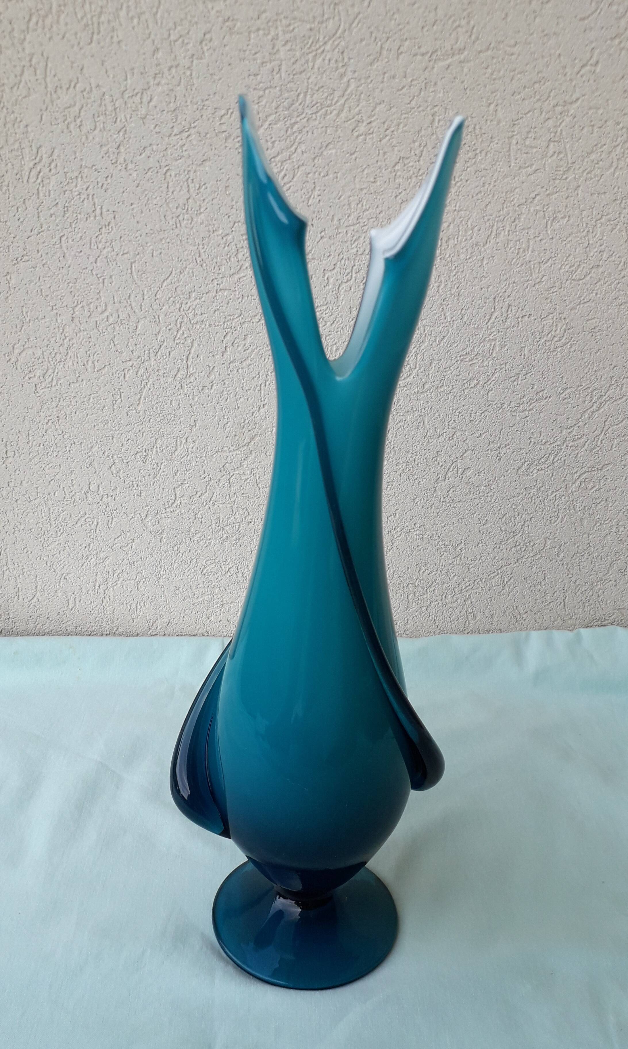 Murano glass vase Fratelli Toso