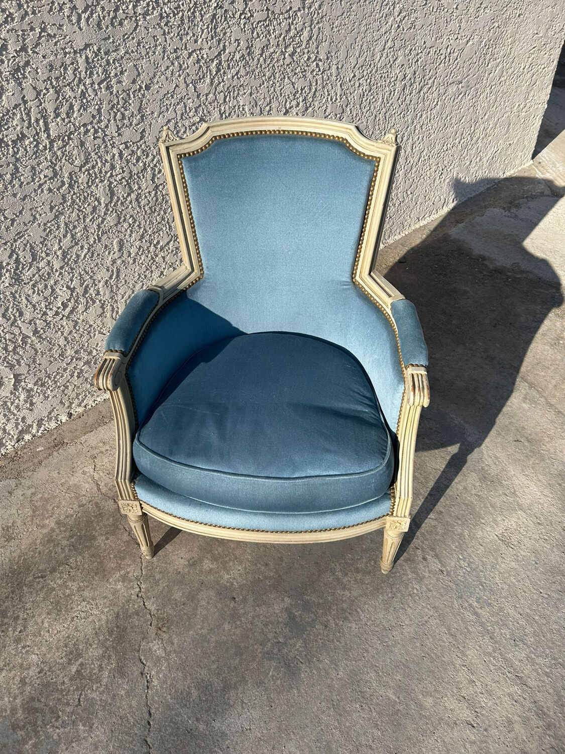Fauteuil style bergère