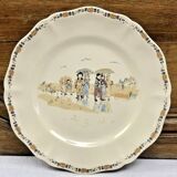 6 Sarreguemines Enfants Richard dinner plates