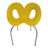 Ripple chair jaune design Ron Arad pour Moroso