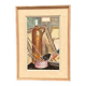 Original Swedish Oil on Canvas – “Still Life” by Harry Holmberg – Signed – Dated 1956 – Vintage & Framed – 47 × 34.5 cm (18.5" × 13.6")