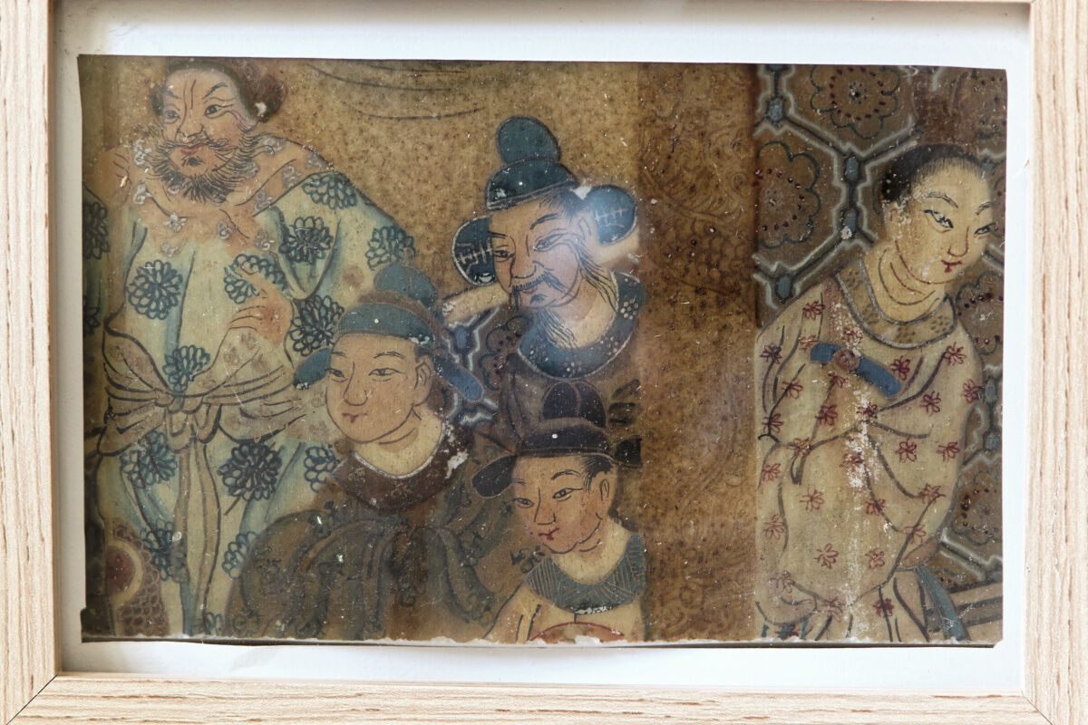 Alabaster paintings, China, 19th century