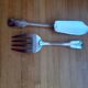 26-piece silver-plated fish set and serving cutlery