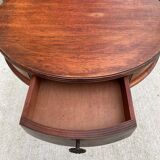 English style round side table lion claw 60cm