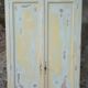 Old patinated Parisian wardrobe