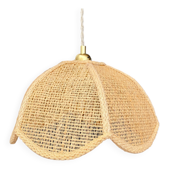 Suspension lamp vintage pink