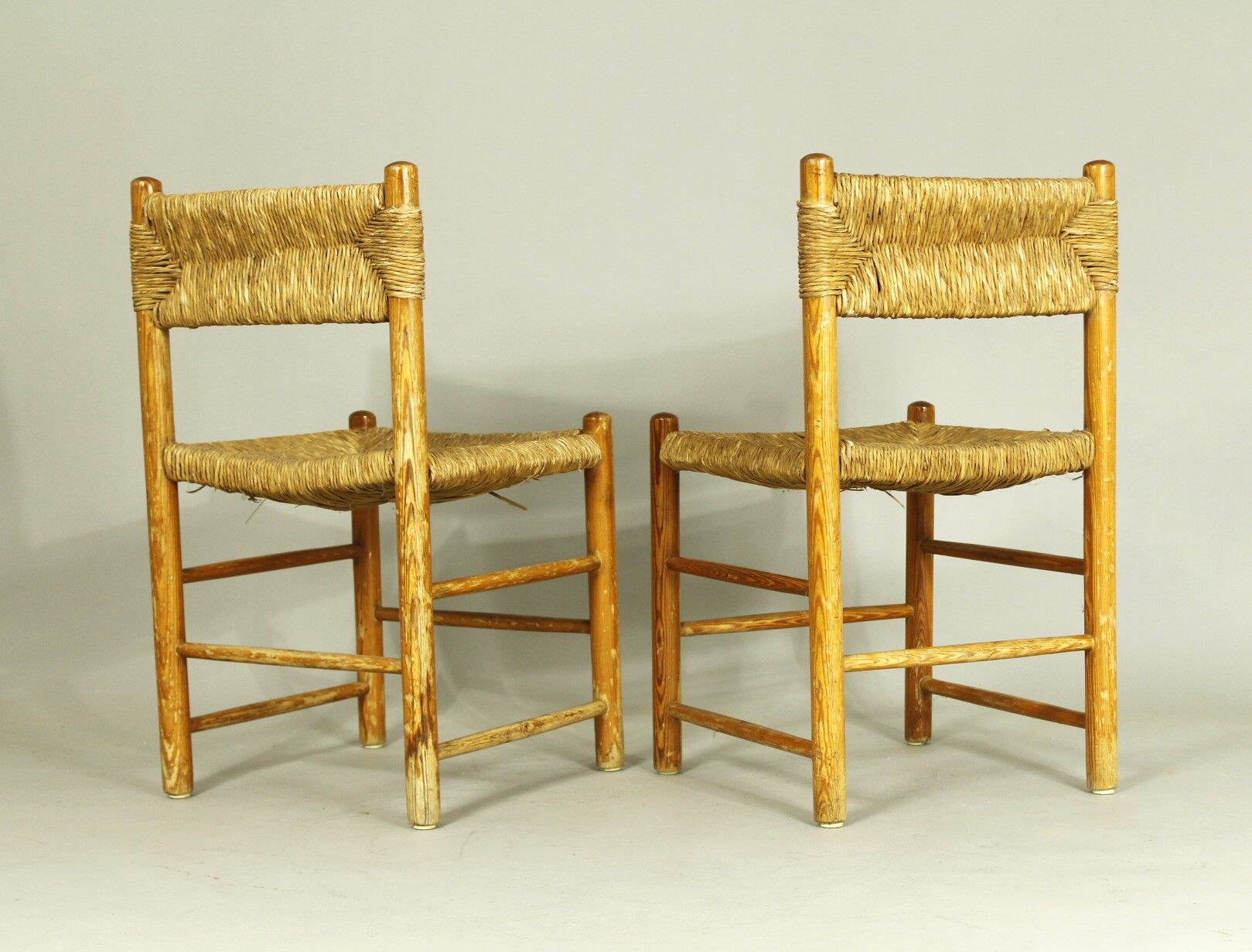 Pair of Dordogne Chairs for Robert Sentou, 1970s