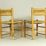 Pair of Dordogne Chairs for Robert Sentou, 1970s