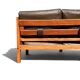 Ensemble Salon Pierre Chapo - Canapé S32 & Fauteuil S15 - Orme & Cuir Brun