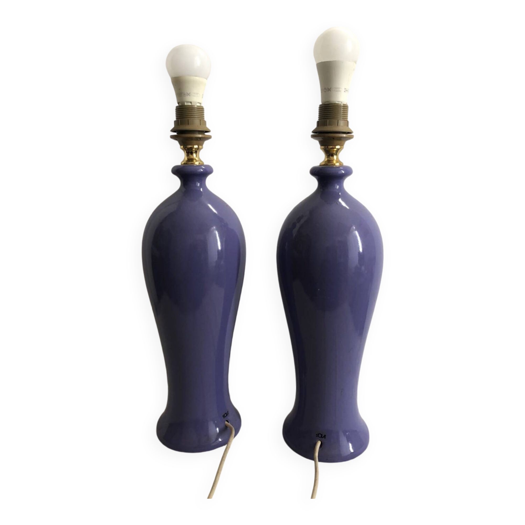 Pair of Leola ceramic lamp bases