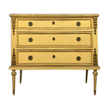 Louis XVI chest of drawers in lacquered wood circa 1880-1900