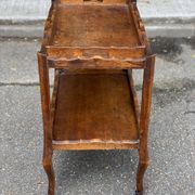 Bar roulant en bois massif Louis XV début XXème