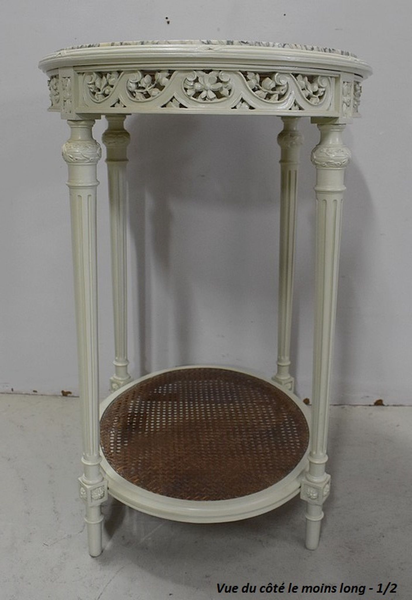 Guerin in Wood Réchampi and Cannage, Louis XVI style - 1920