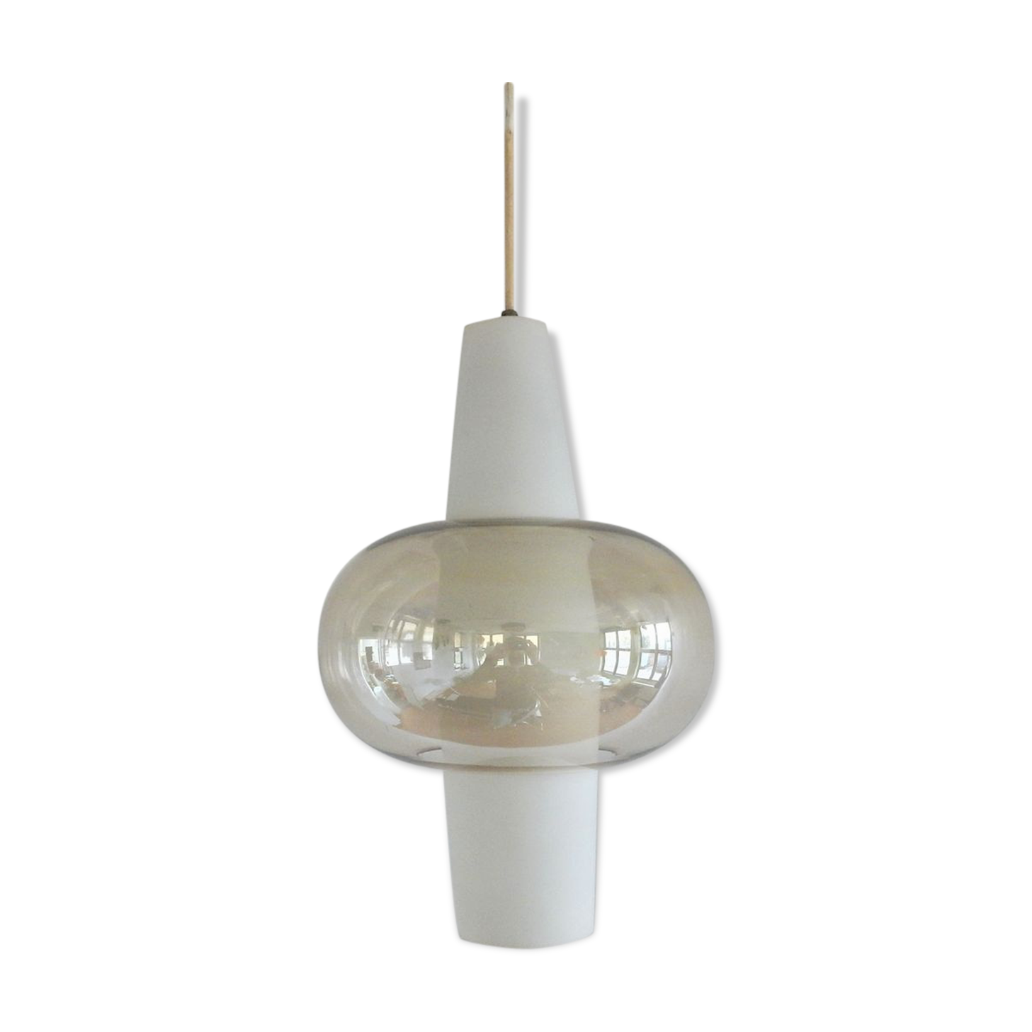 NG37 E / 00 glass suspension by Louis Kalff for Philips 1960s