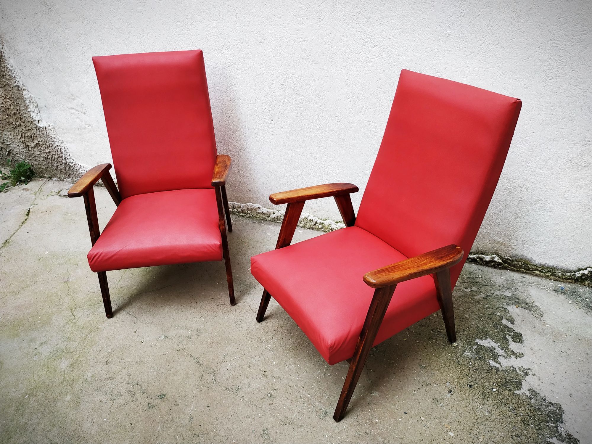 Pair of Scandinavian armchairs