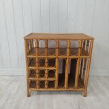 Cabinet in vintage rattan