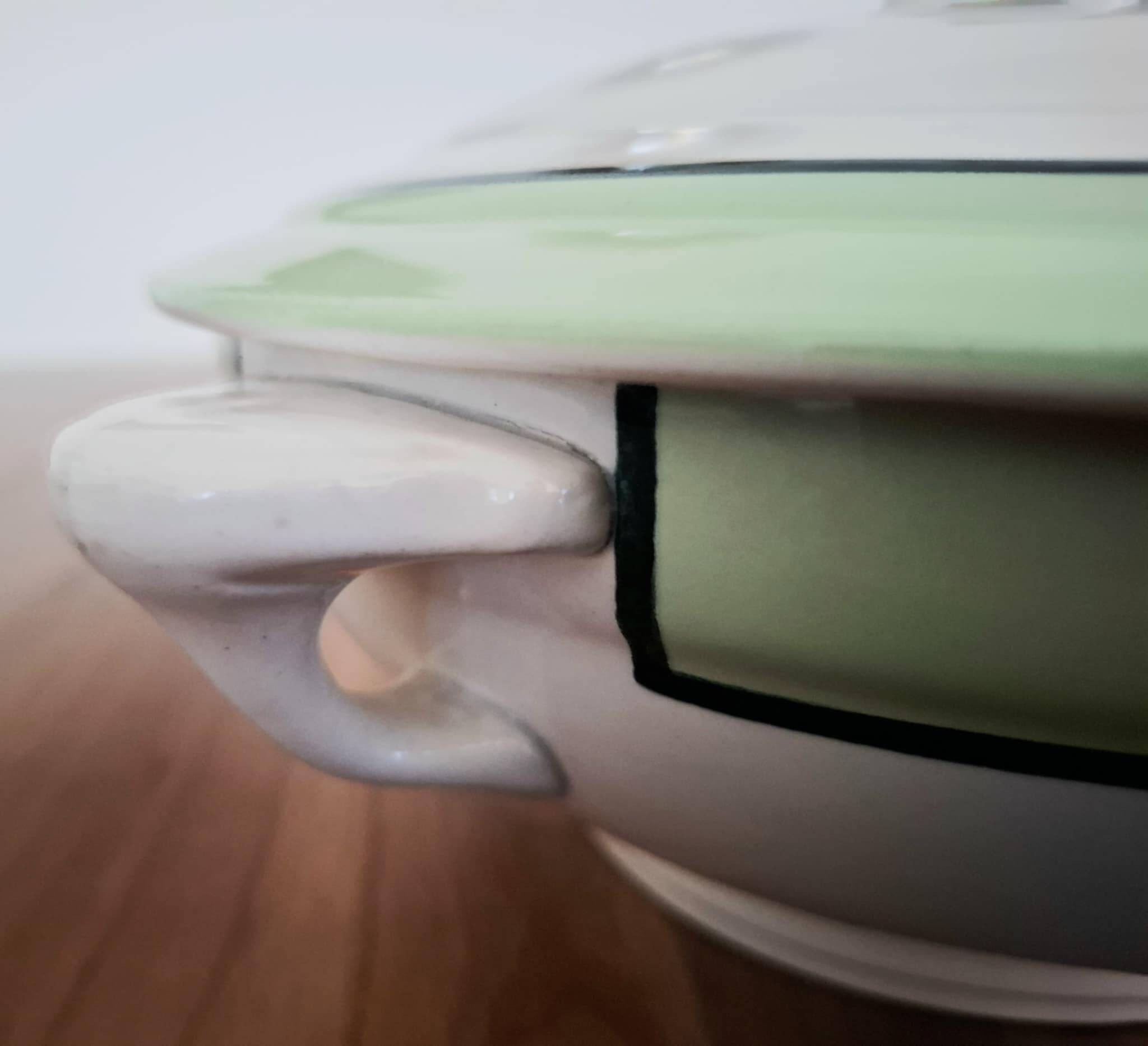 Vintage Saint Amand Faience Tureen