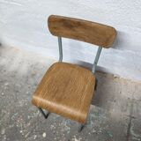 Green school chair