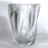 Lalique, Polished and Frosted Crystal Glass model Ingrid from 60s