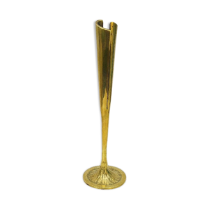 bougeoir en bronze doré