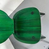 Set of 4 Swedish green pine designer chairs from Svensk Fur, 1950s of