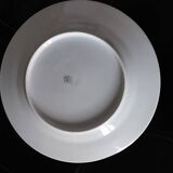 White and gold Limoges plates
