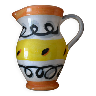 Multicolored pitcher