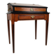 Bureau d'écriture portable en amboyna et ébène du XVIIIe siècle, support sur mesure