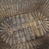 Large woven wicker basket