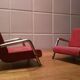 Ensemble de meubles en chrome Bauhaus pour enfants, années 1940.