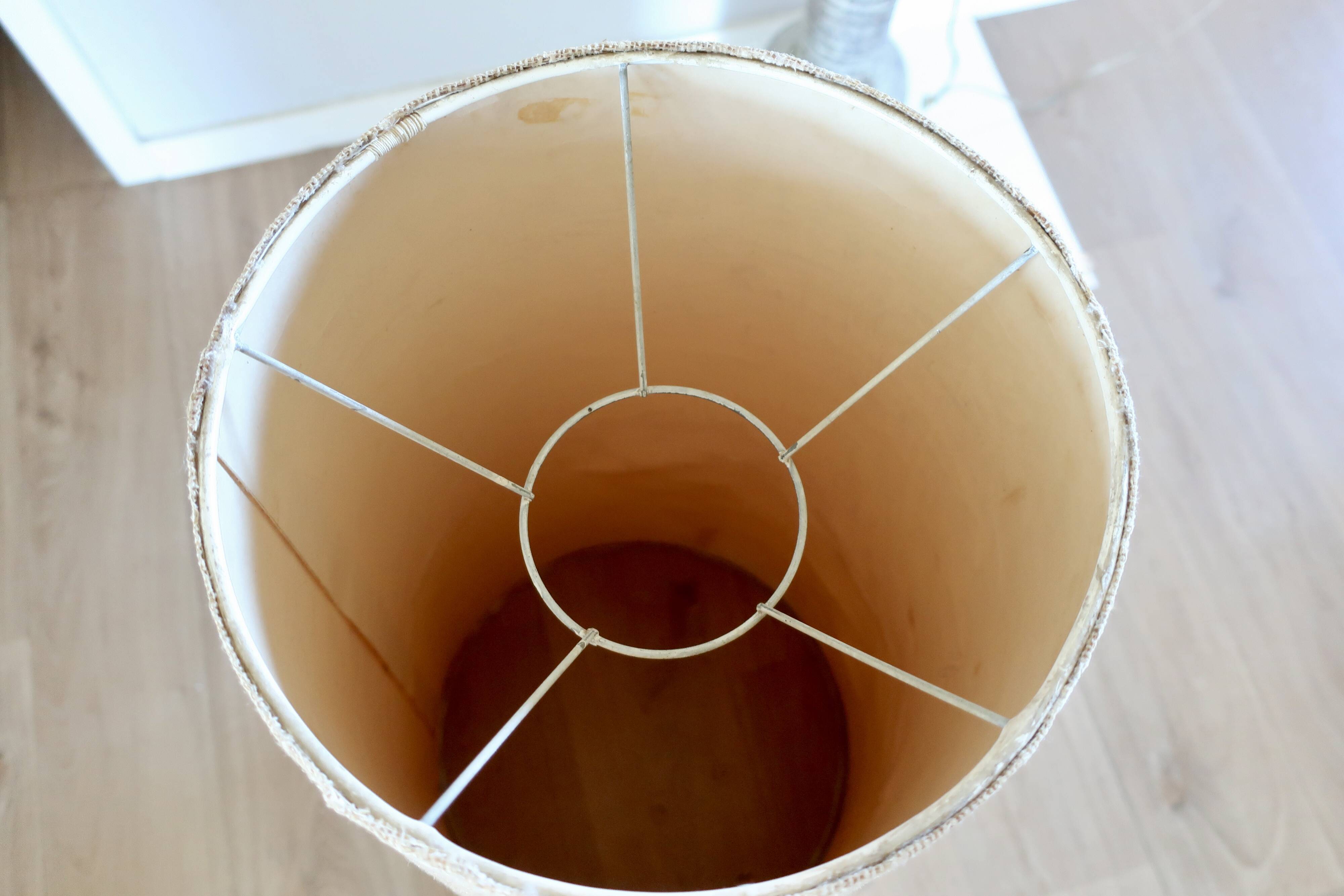 Jaan mobach, utrecht netherlands, large ceramic floor lamp 1960s