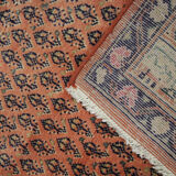 vintage persian sarough runner rug long handmade oriental wool carpet 130x325cm