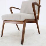 1960s Selman Selmanagic Pair of Restored Armchairs by VEB Deutsche Werkstätten Hellerau, Germany