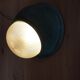 Applique Holophane verre prismatique & cuivre  1940
