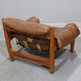 Sheriff Lounge Chair with Ottoman by Sergio Rodrigues for ISA