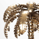 70s golden metal palm tree floor lamp