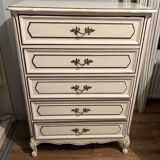 Small painted chest of drawers.