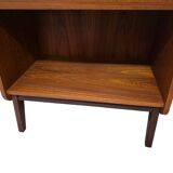 Armoire murale vintage en placage teck avec tiroir, datant des années 1960.