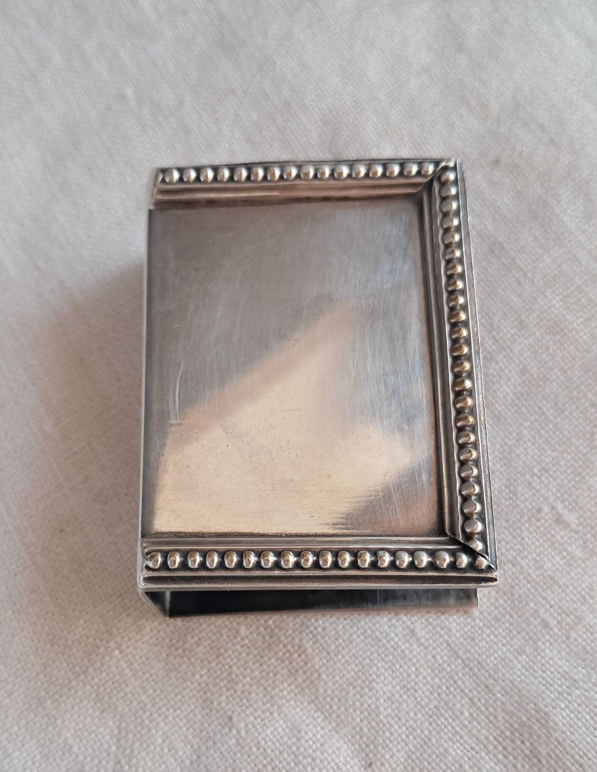 Vintage silver-plated smoker's or desk set – 4 pieces