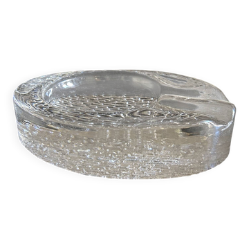 cendrier en cristal scandinave 1960/1970