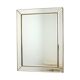 Deknudt Hollywood Regency Faceted XL Vintage Mirror 112 cm