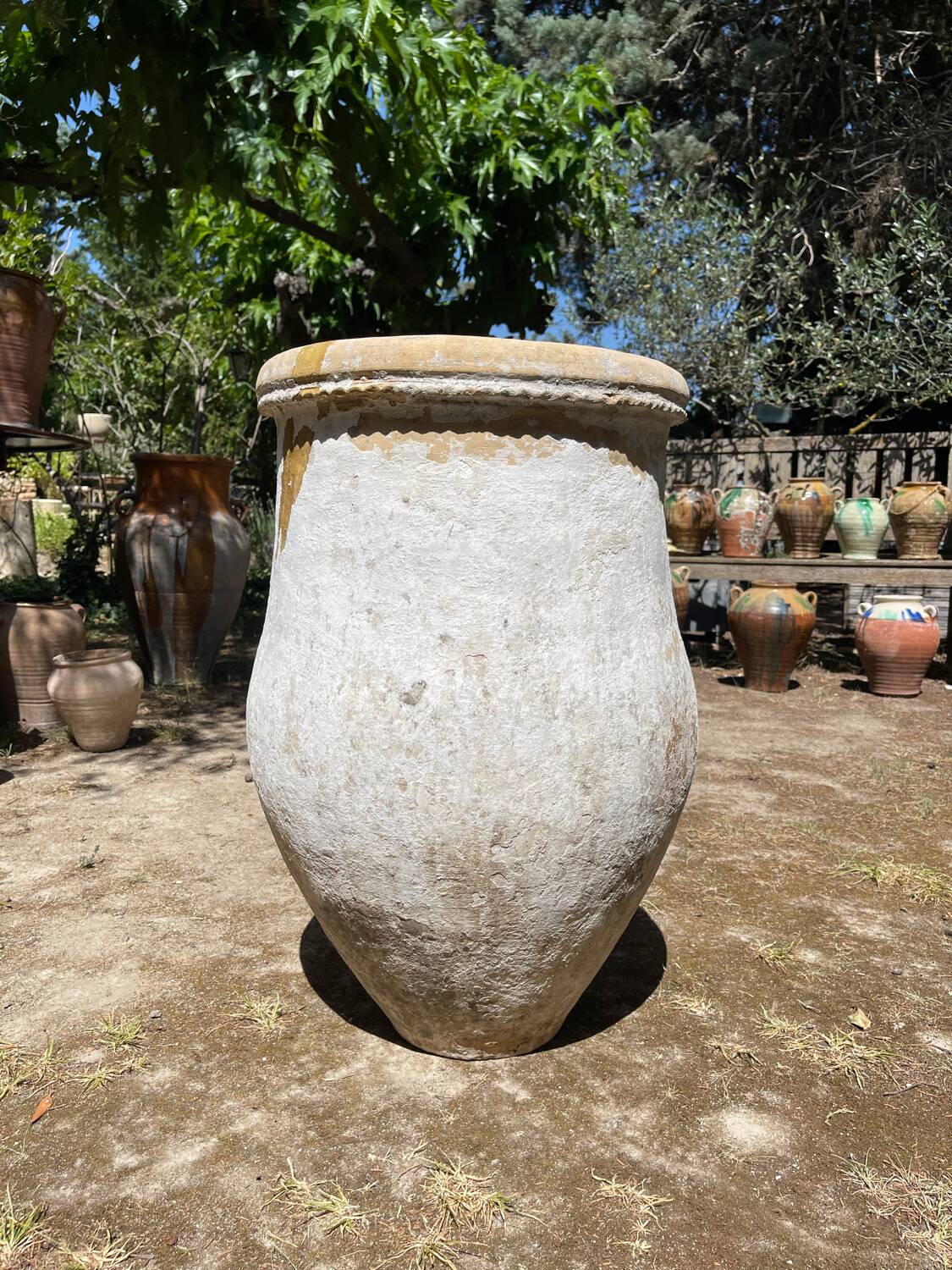 Terracotta pot jar