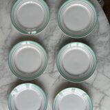 6 assiettes â dessert Lunéville