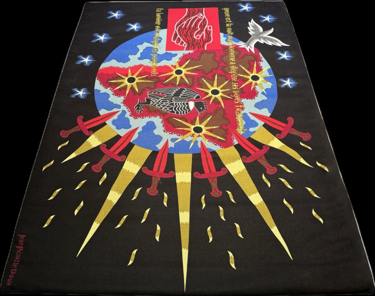 Tapestry Screen Print Jean Picart Le Doux