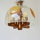 A modernist pendant light, 1970s.