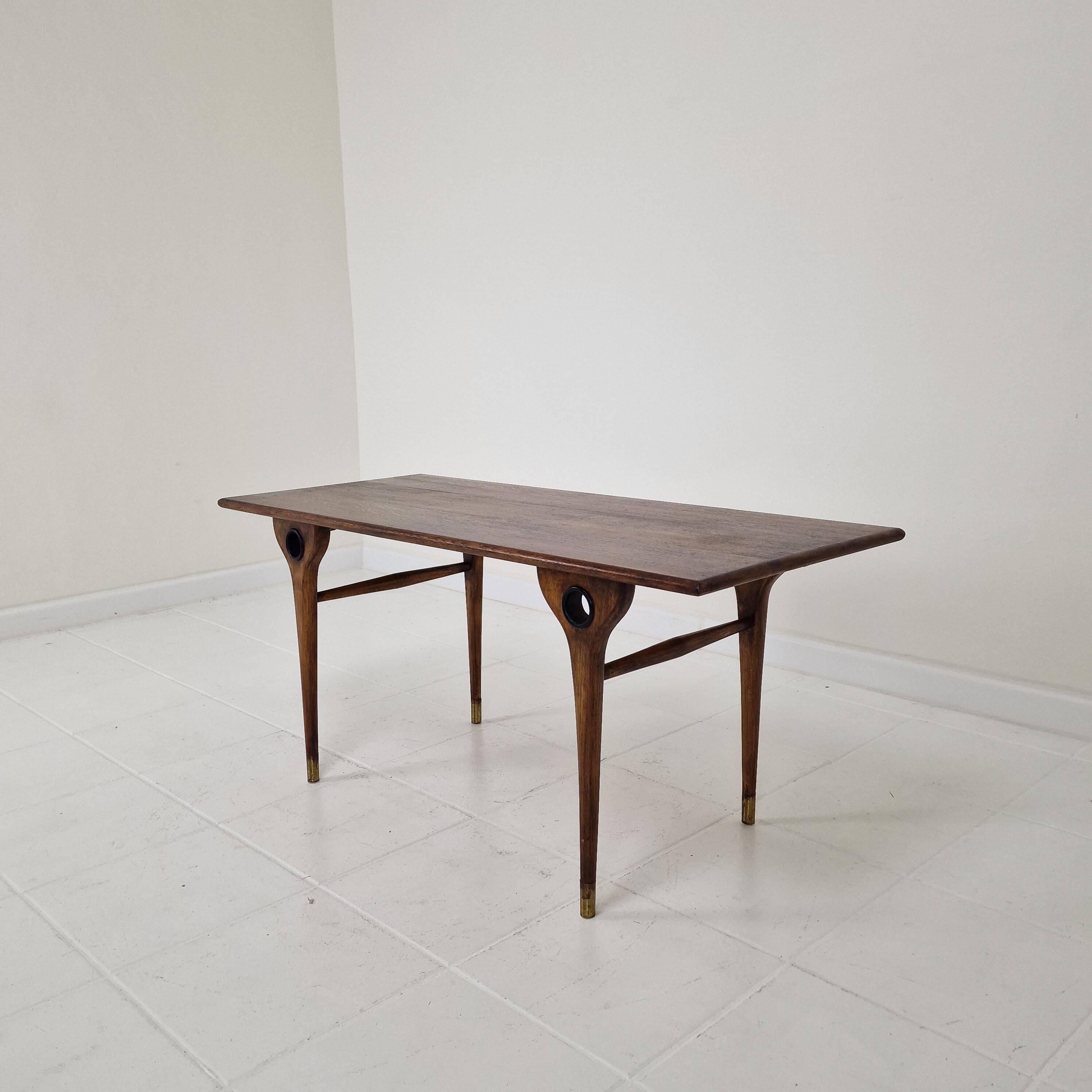 Table basse ou d'appoint rectangulaire italienne des années 1960
