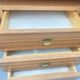 Writing desk, vintage wooden desk, 1980s, Czechoslovakia